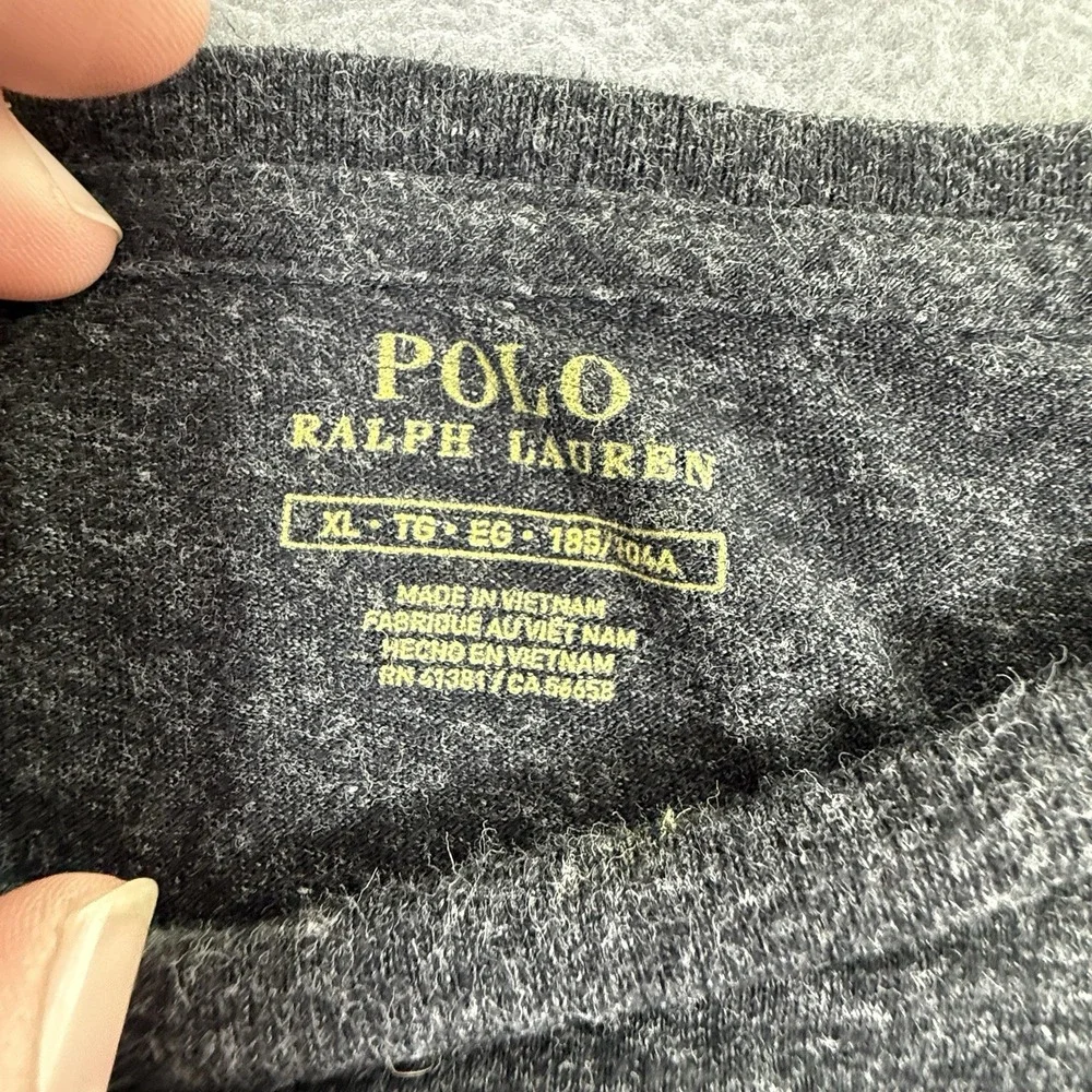 Polo Ralph Lauren‎ Men's XL Dark Gray Long Sleeve T-shirt